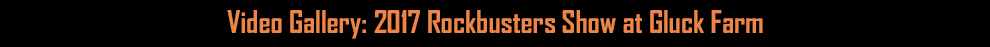 Rockbuster Show at Gluck Farm